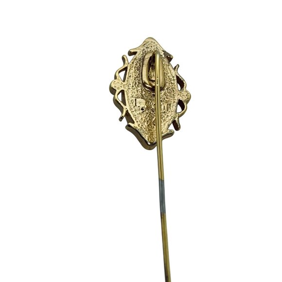 Vintage Avon Gold Tone Cameo & Faux Pearl Stick Pin (2158-1-2) - Picture 6 of 6
